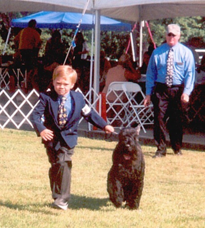 Lucas and grandson